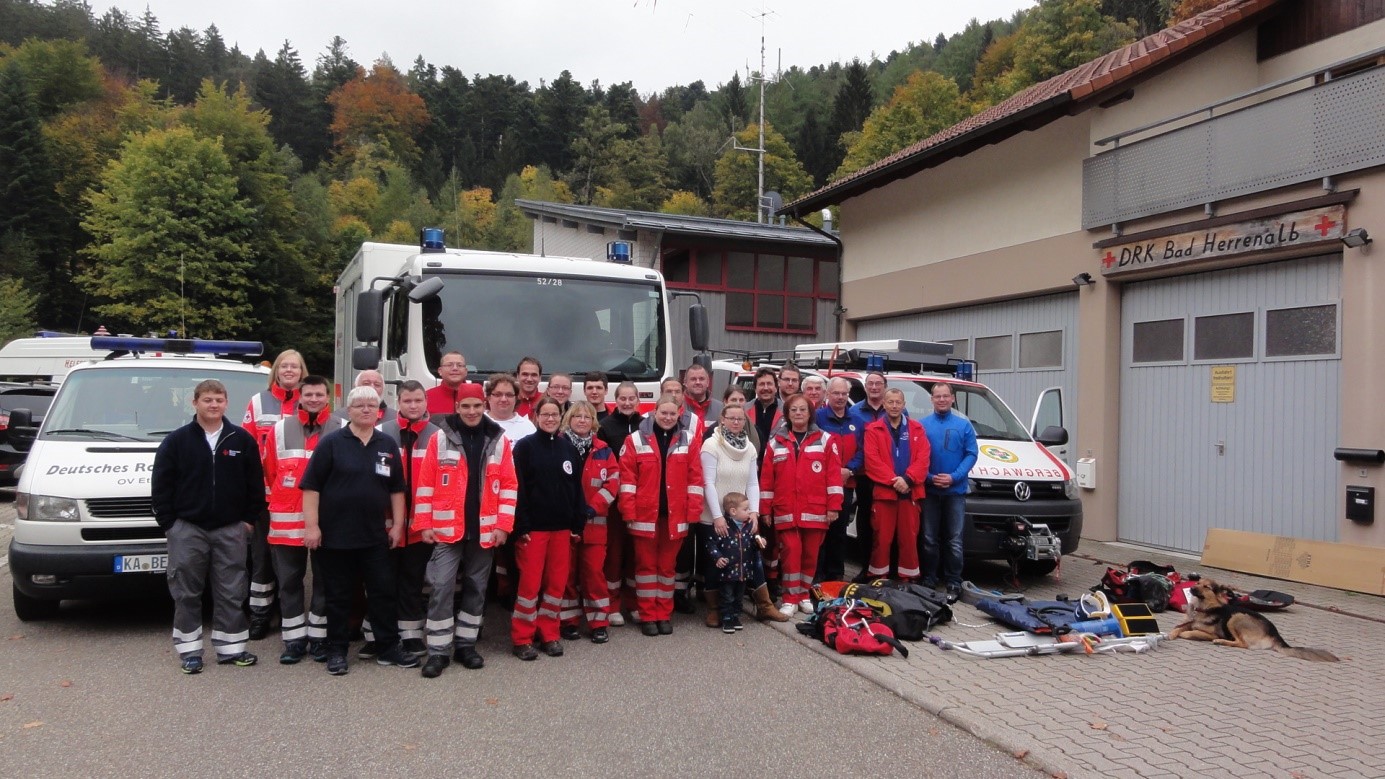 Helfer des DRK-Ortsvereins Bad Herrenalb/Dobel e.V.