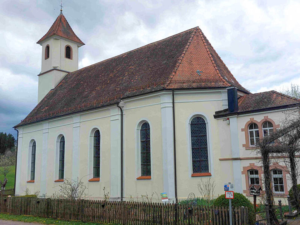 Die Kirche des Wallfahrtsorts Heiligenbronn.