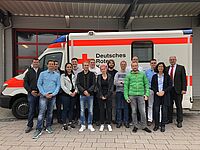Die neuen Notfallsanitäter-Auszubildenden